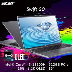 ACER Swift GO SFG16-71-55WZ 灰(i5-13500H/16G/512G PCIe/W11/3.2K OLED/16)台南筆電收購